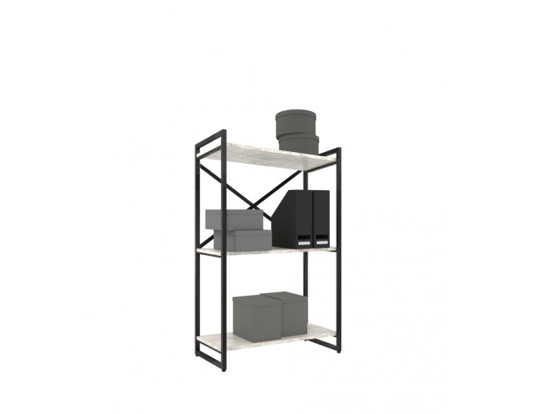 Стеллаж GUTTA 106x69x34 P3 патина/черный