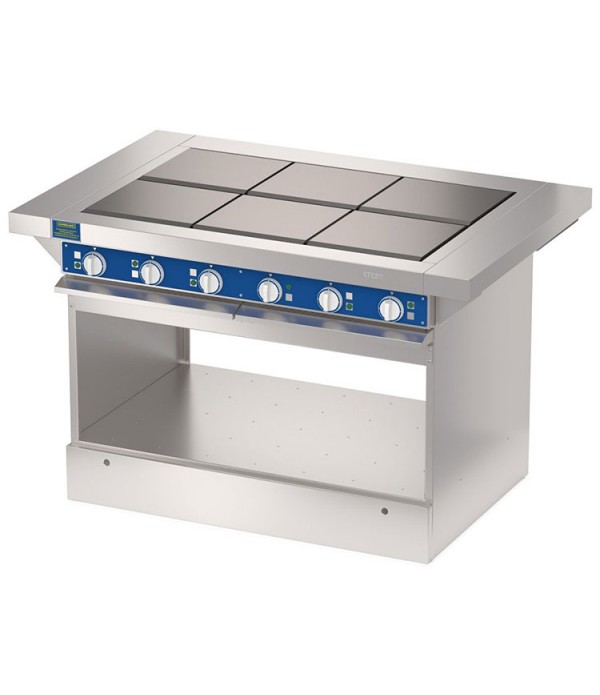 Электрическая плита ЭПЧ-9-4-17 без жарочного шкафа «Традиция-4»