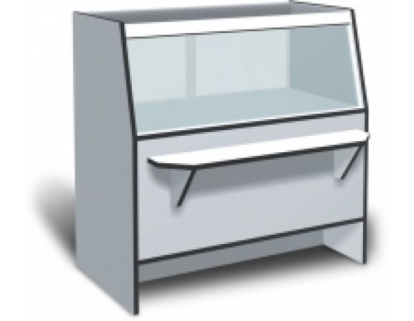 Прилавок остекленный наклонный Арнелла