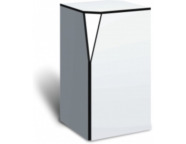 Прилавок угловой глухой наклонный Арнелла W 50х50