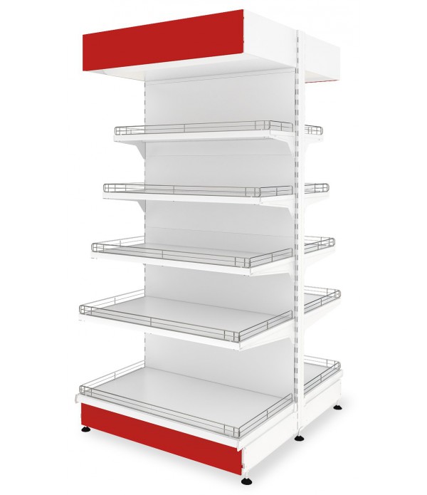 Стеллаж островной Эконом 1200