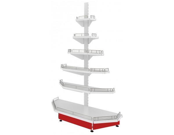 Стеллаж торцевой Купец 1080