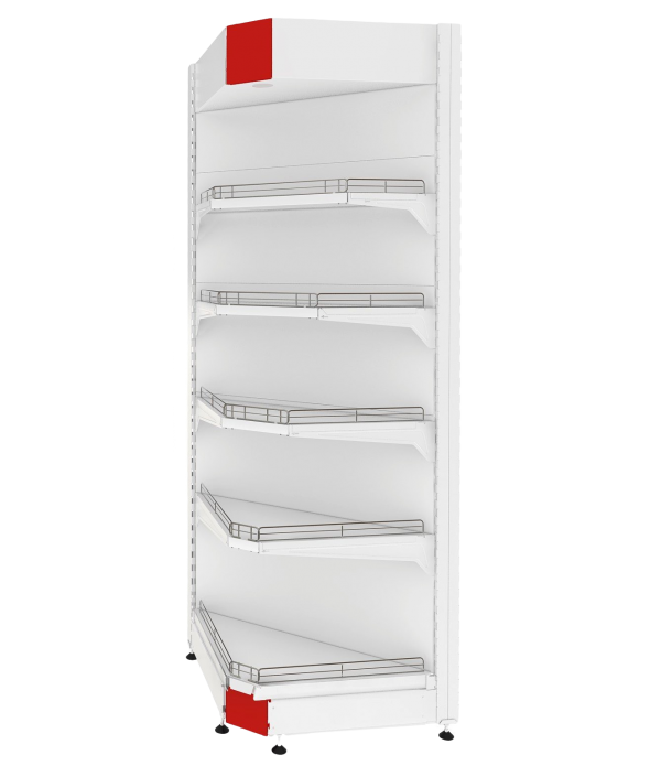 Стеллаж угловой внутренний Эконом