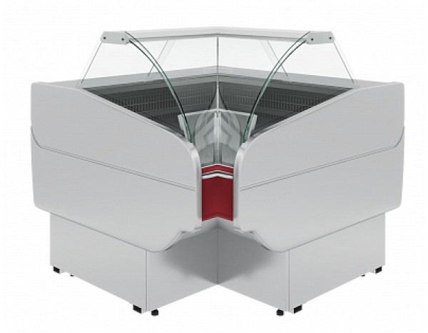 Витрина холодильная Полюс G120 VM-6 (внутренний угол)
