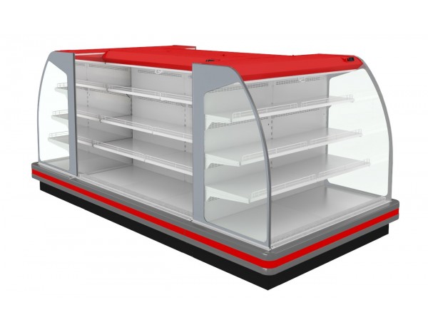 Витрина пристенная Варшава 160/94 ВХСп-1,68 торцевая